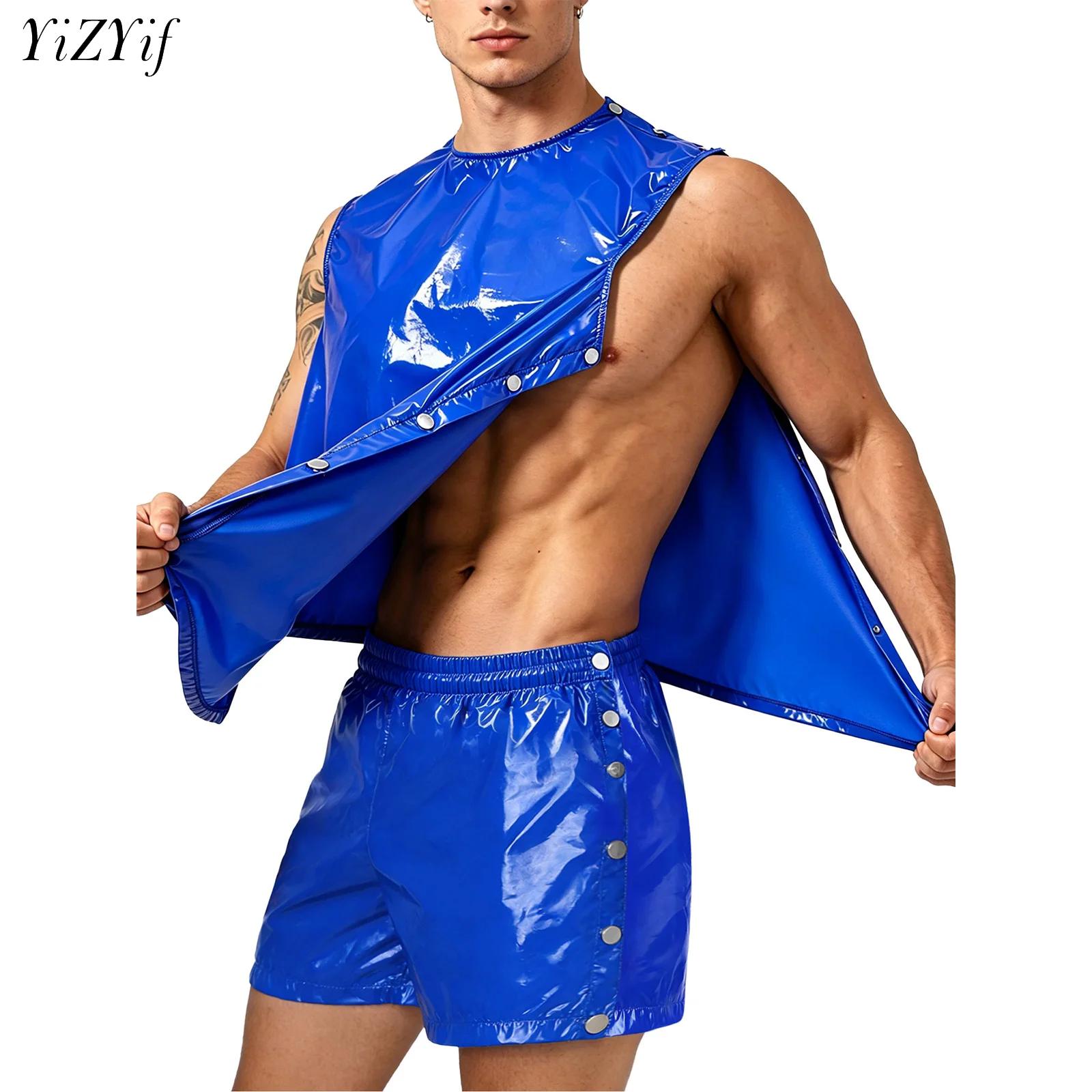 Shorts - Men's Waterproof Tracksuit Sweat Outfit Sleeveless