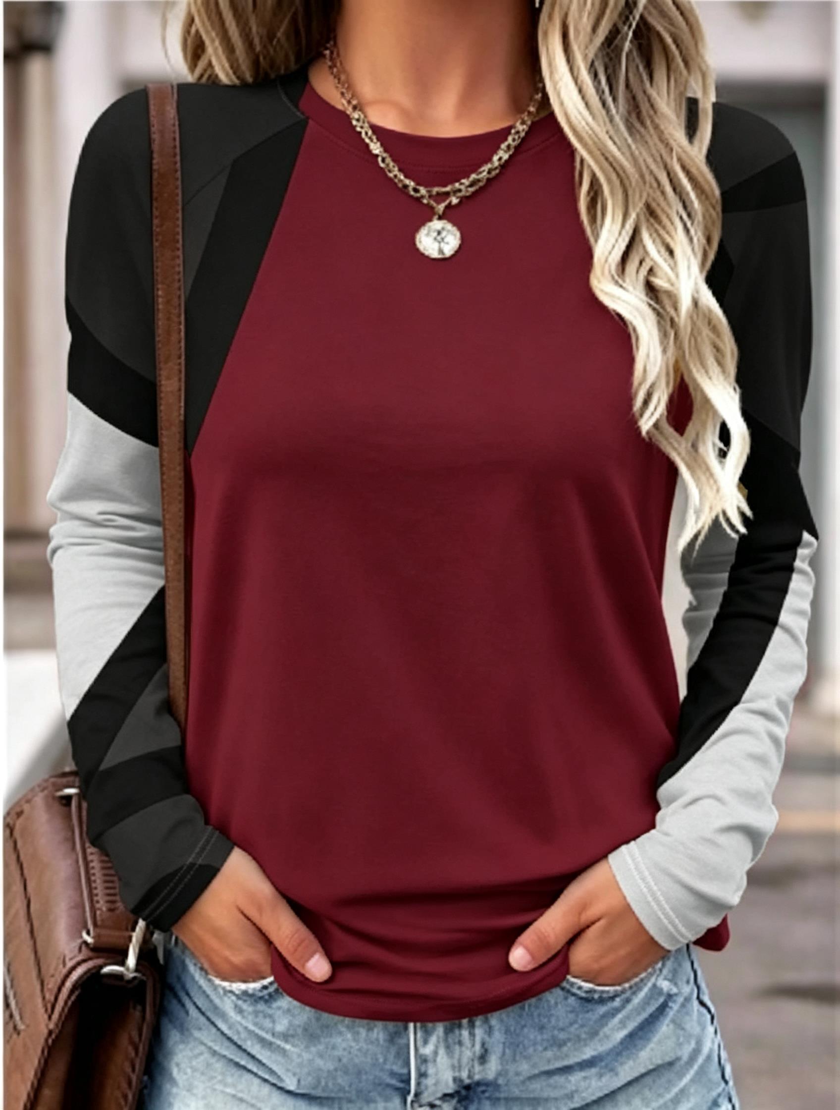 2026 Women Long Sleeve T Shirt - T-Shirts 评论和价格