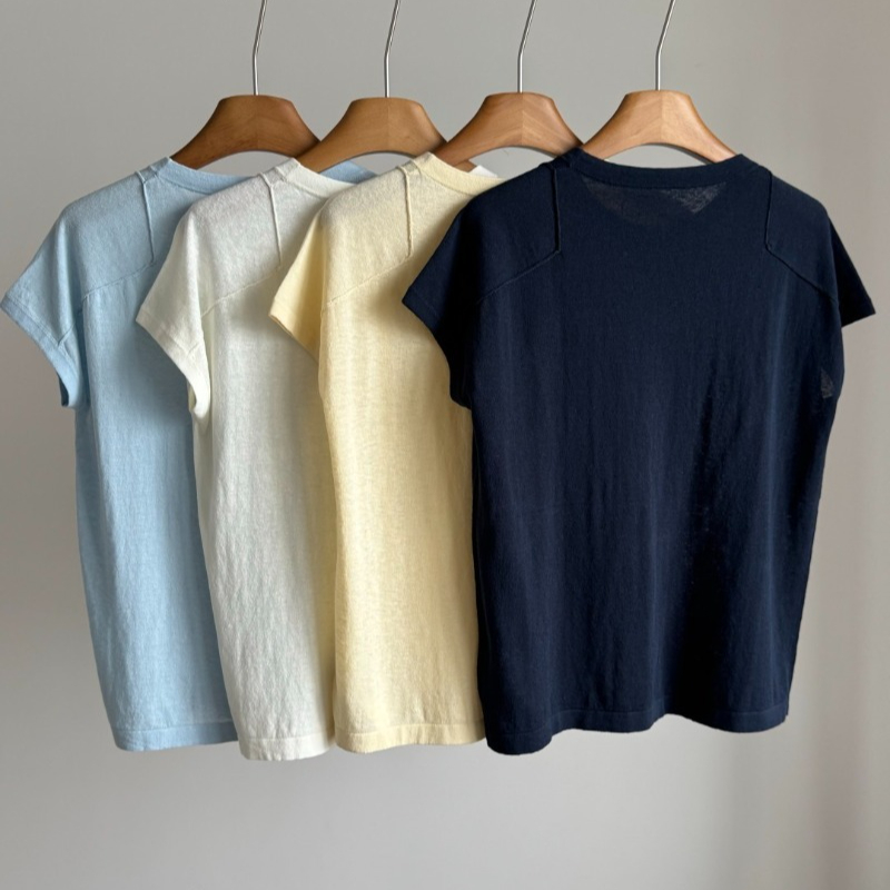 Deconstructed Shoulder Line Kn - T-Shirts 评论和价格
