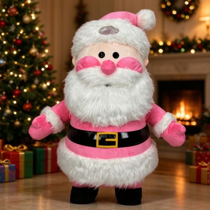 Pink Santa Claus Inflatable Ma - Suits 评论和价格